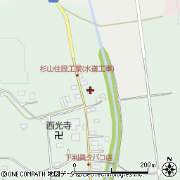 茨城県常陸太田市下利員町1005周辺の地図