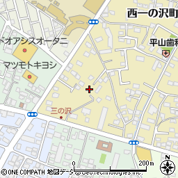 栃木県宇都宮市西一の沢町13-16周辺の地図