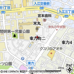 石川県金沢市東力町ニ205周辺の地図