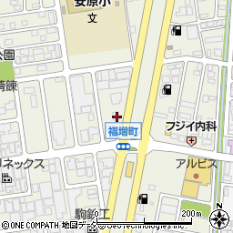 石川県金沢市福増町北1350周辺の地図