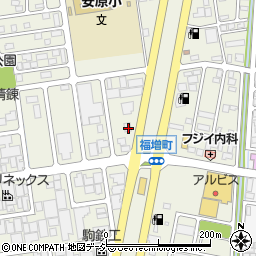 石川県金沢市福増町北1350周辺の地図
