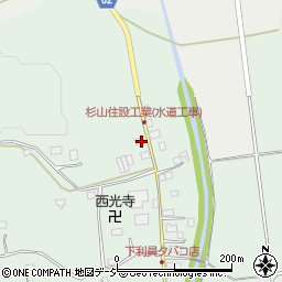 茨城県常陸太田市下利員町1045周辺の地図
