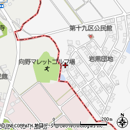 富山県砺波市庄川町金屋1376-17周辺の地図