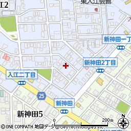 石川県金沢市入江1丁目96周辺の地図