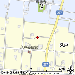 富山県南砺市久戸周辺の地図