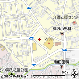 クリーニングＬマルト諏訪店周辺の地図