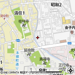 株式会社下野新聞社　編集局周辺の地図