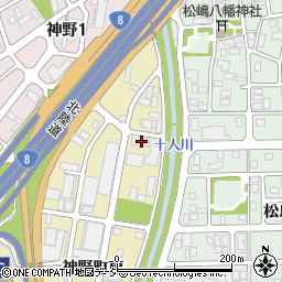 石川県金沢市神野町東115周辺の地図