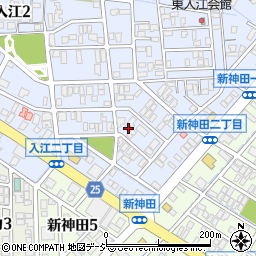 石川県金沢市入江1丁目107周辺の地図