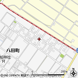 石川県白山市八田町1220-6周辺の地図