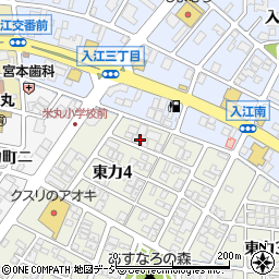 石川県金沢市東力4丁目186-1周辺の地図