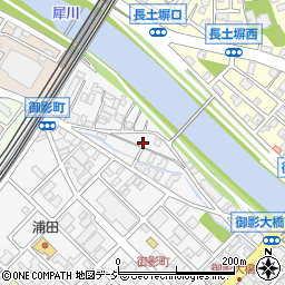 石川県金沢市御影町13-9周辺の地図