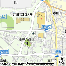 富山県南砺市京願町周辺の地図