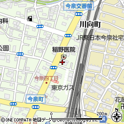 稲野医院周辺の地図