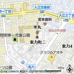 石川県金沢市東力町ニ204周辺の地図