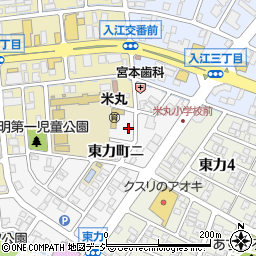 石川県金沢市東力町ニ201周辺の地図