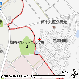 富山県砺波市庄川町金屋1376-19周辺の地図