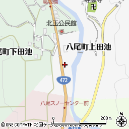 富山県富山市八尾町上田池98周辺の地図