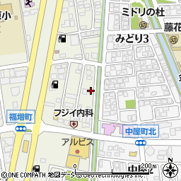 石川県金沢市福増町北1441周辺の地図