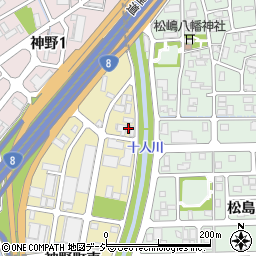 石川県金沢市神野町東127周辺の地図
