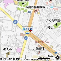 宇都宮中央警察署桜通り交番周辺の地図