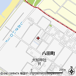 石川県白山市八田町1403周辺の地図