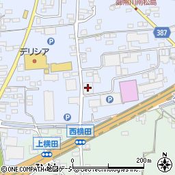 南信貨物自動車長野周辺の地図