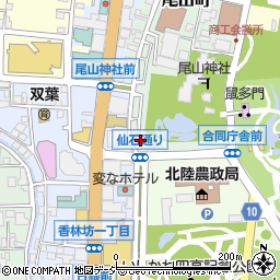 石川県金沢市尾山町13-1周辺の地図