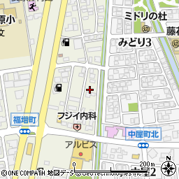 石川県金沢市福増町北1430周辺の地図