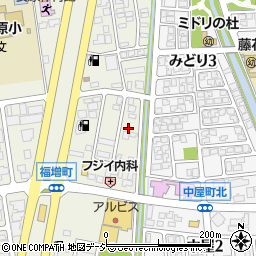 石川県金沢市福増町北1430周辺の地図