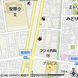 株式会社金沢丸善　トレンディ安原サービスステーション周辺の地図