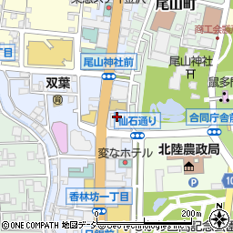 北日本放送株式会社　金沢支社周辺の地図