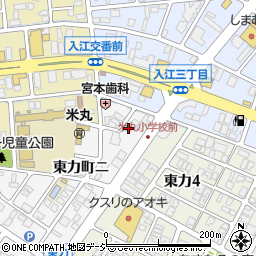 石川県金沢市東力町ニ277周辺の地図