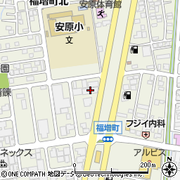 石川県金沢市福増町北1353周辺の地図