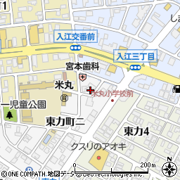 石川県金沢市東力町ニ282周辺の地図
