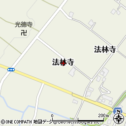 富山県南砺市法林寺周辺の地図