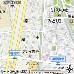 石川県金沢市福増町北1444周辺の地図