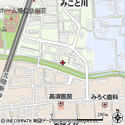 長野県長野市みこと川1494周辺の地図