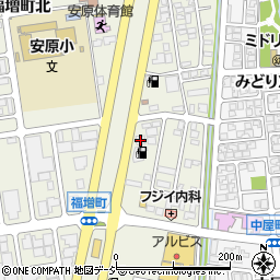 石川県金沢市福増町北1377周辺の地図