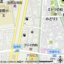 石川県金沢市福増町北1423周辺の地図