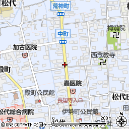 長野県長野市松代町松代中町周辺の地図