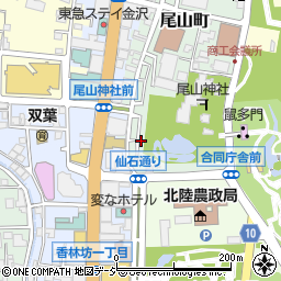 石川県金沢市尾山町13-19周辺の地図