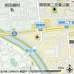 ローソン金沢間明町店周辺の地図