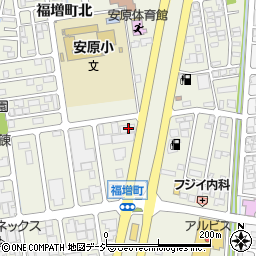石川県金沢市福増町北1355周辺の地図
