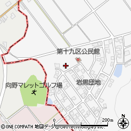 富山県砺波市庄川町金屋1376-24周辺の地図