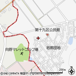 富山県砺波市庄川町金屋1376-23周辺の地図