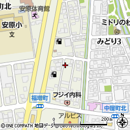 石川県金沢市福増町北1405周辺の地図