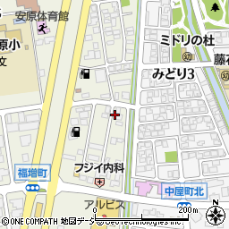 石川県金沢市福増町北1427周辺の地図