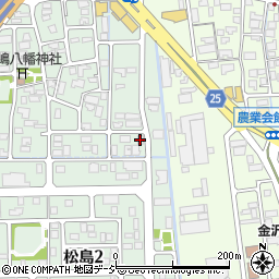 岡崎精工金沢周辺の地図