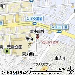 石川県金沢市東力町ニ284-2周辺の地図